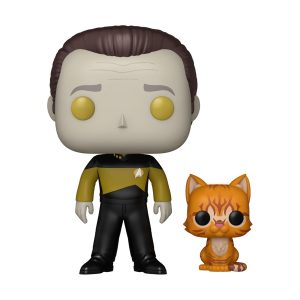 Funko Pop! Television: Star Trek (The Next Generation) - Data with Spot #1755 Vinyl Figures