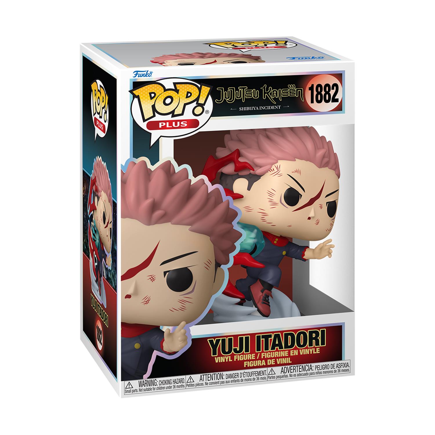 0185912.jpeg Funko Pop! Plus: Jujutsu Kaisen - Yuji Itadori #1882 Vinyl Figure