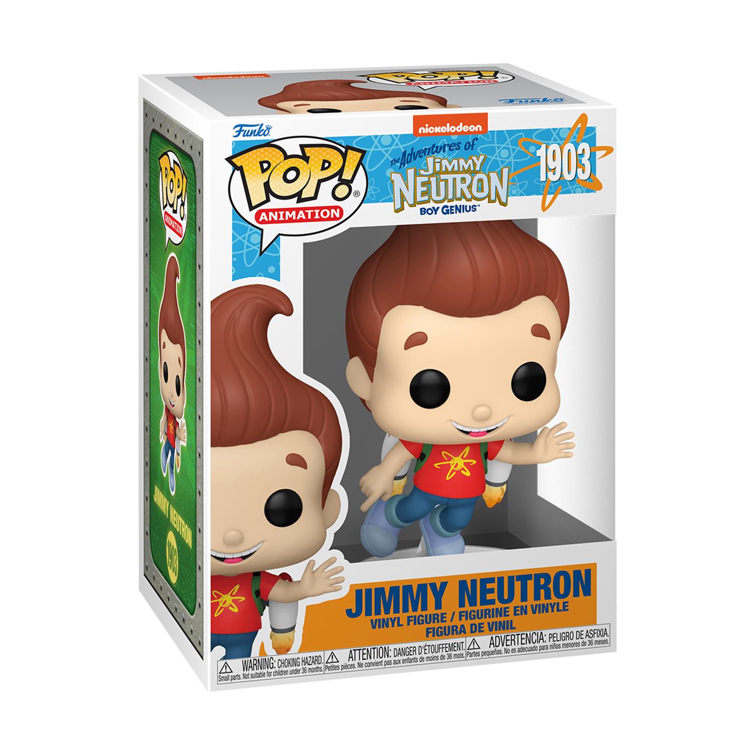 0186017.jpeg Funko Pop! Animation: The Adventures of Jimmy Neutron Boy Genius - Jimmy Neutron #1903 Vinyl Figure