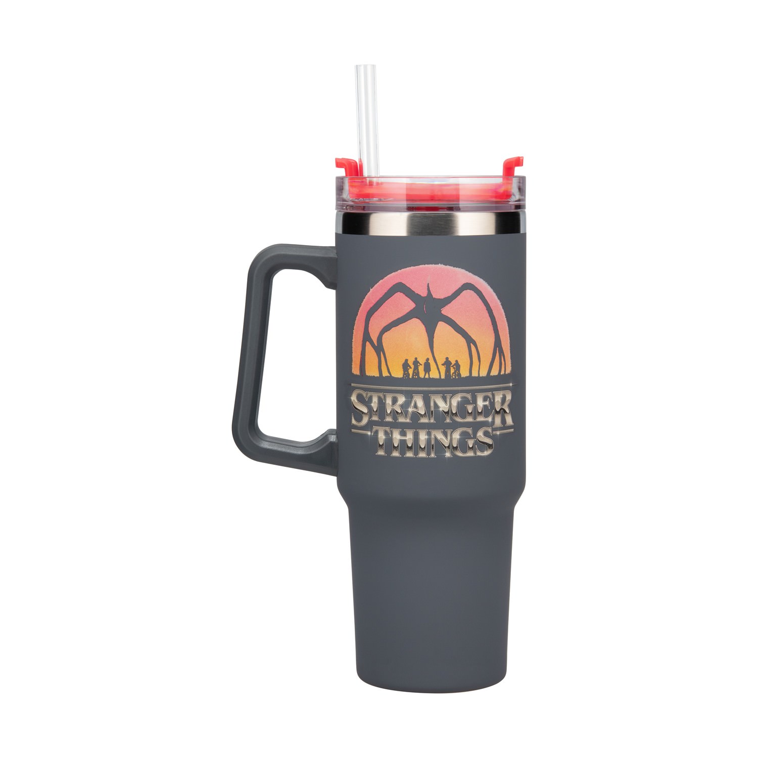0192454.jpeg Paladone: Stranger Things 5 - 900ml Insulated Cup And Straw (PP14605ST)