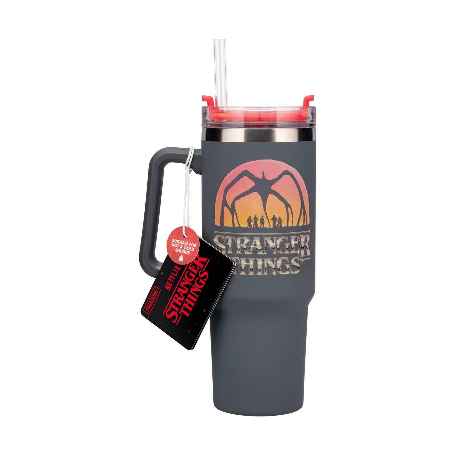 0192455.jpeg Paladone: Stranger Things 5 - 900ml Insulated Cup And Straw (PP14605ST)