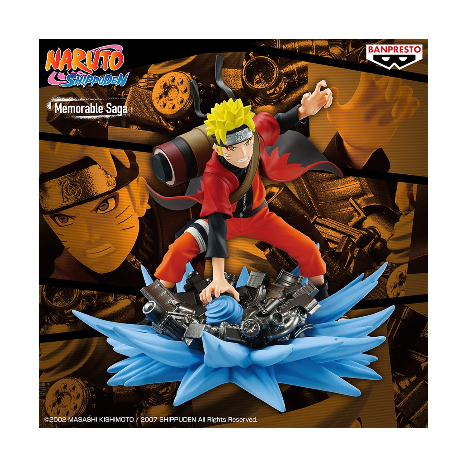 0195719.jpeg Banpresto Memorable Saga: Naruto Shippuden - Naruto Uzumaki Statue (12cm) (29496)