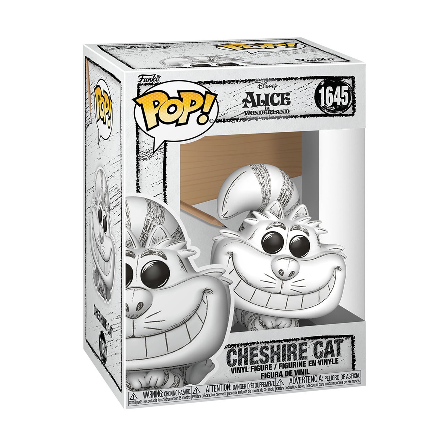 0198632.jpeg Funko Pop! Disney: Alice in Wonderland (Sketched)- Cheshire Cat #1645 Vinyl Figure