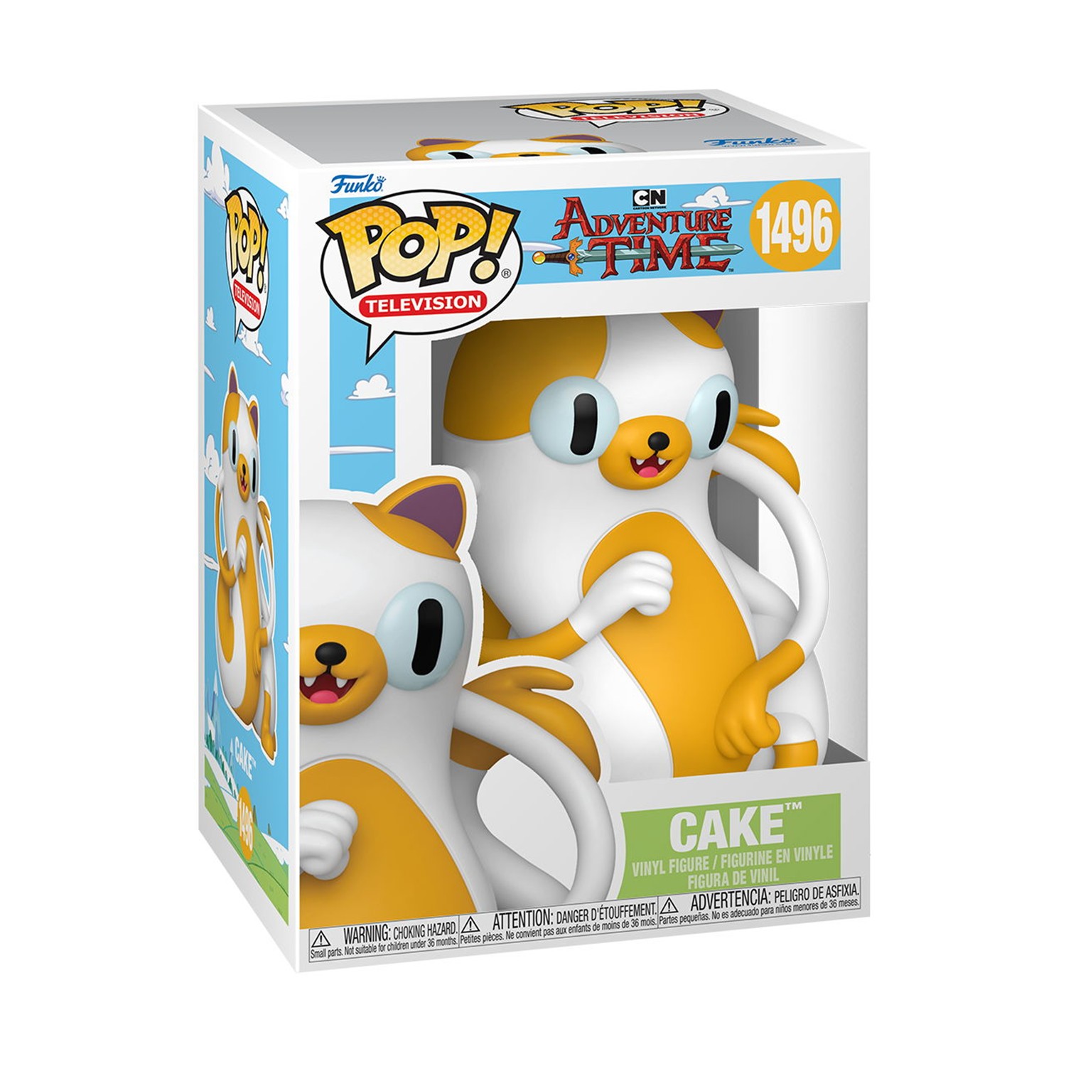 0199357.jpeg Funko Pop! Television: Adventure Time - Cake #1496 Vinyl Figure