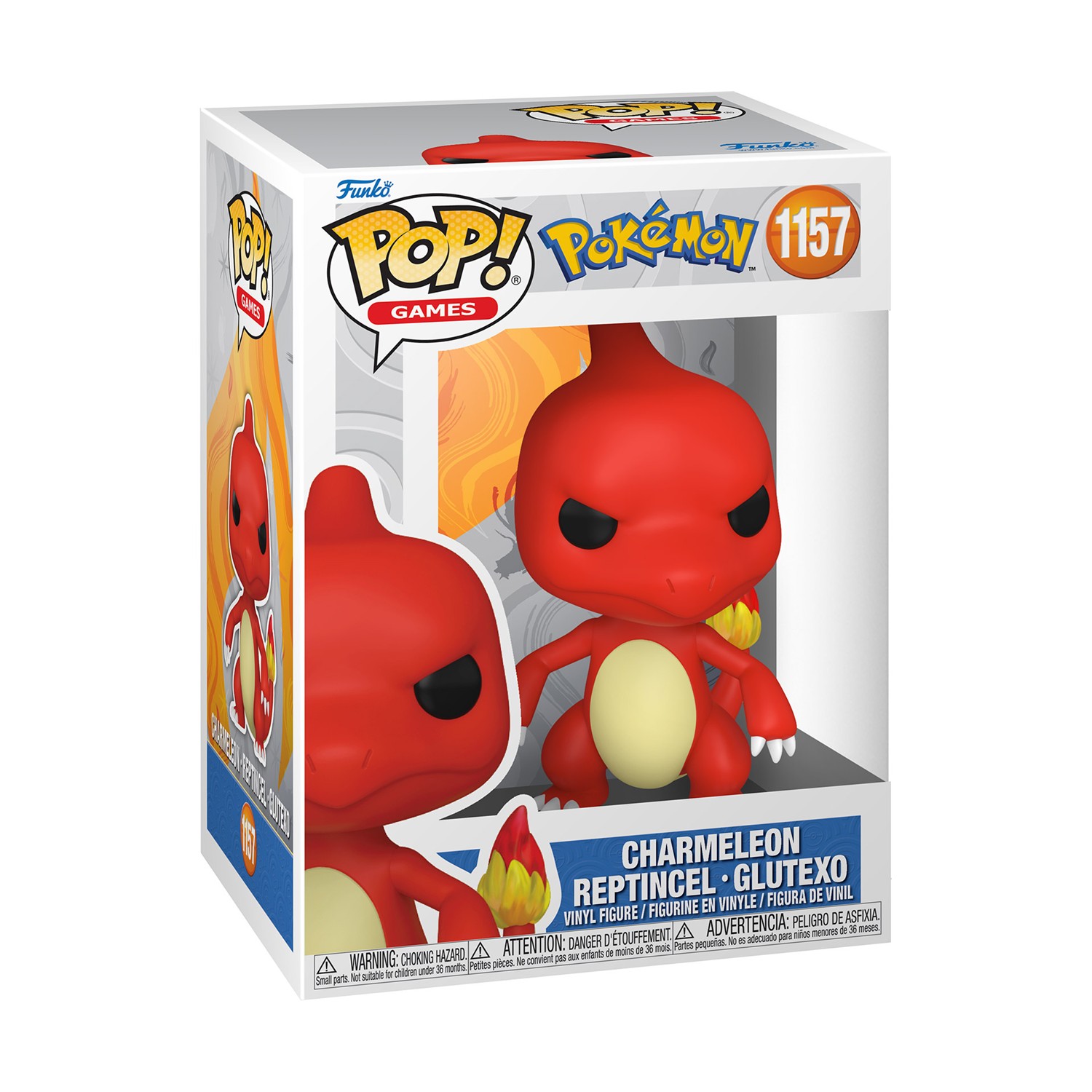 0207186.jpeg Funko Pop! Games: Pokemon - Charmeleon - Reptincel - Glutexo #1157 Vinyl Figure