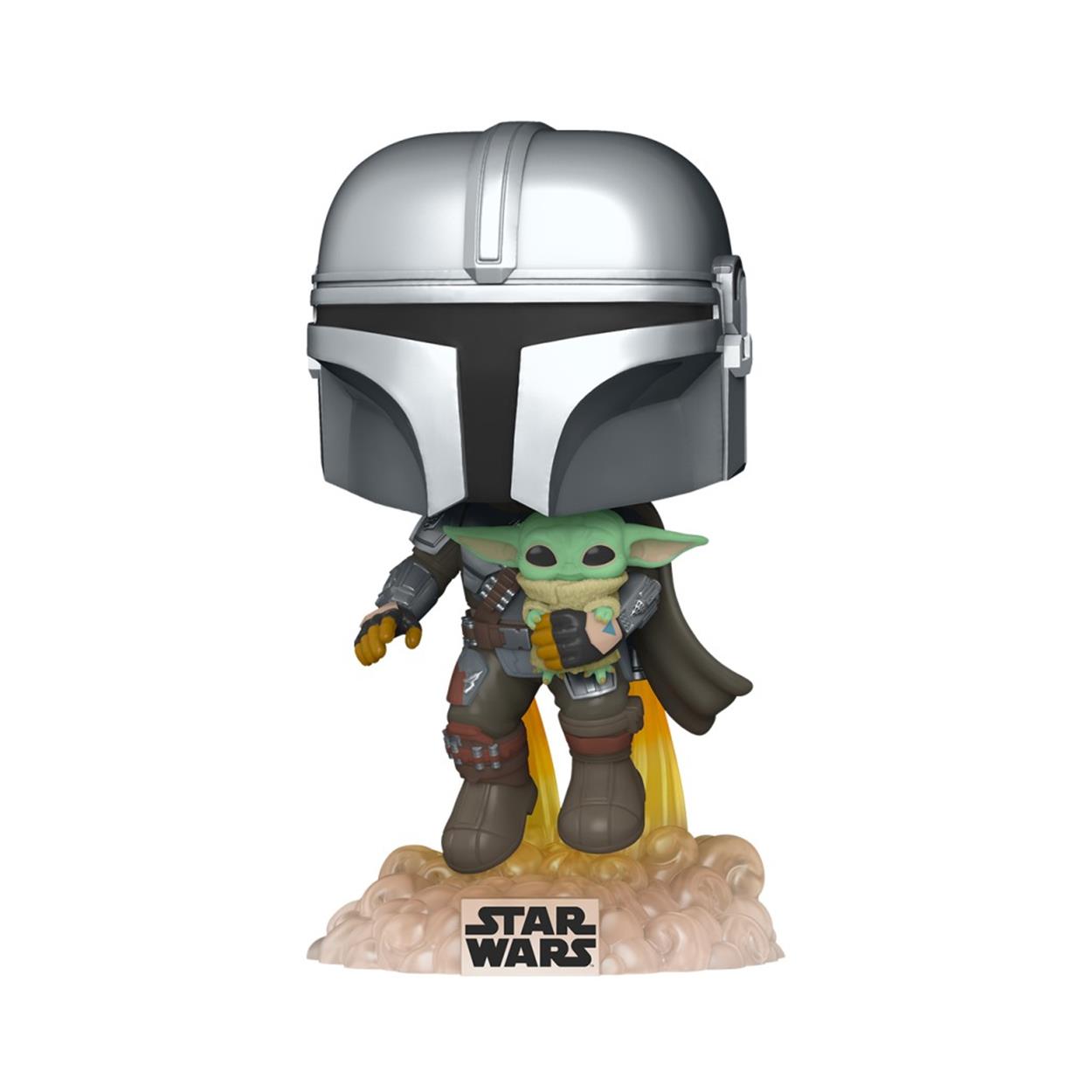 0212345.jpeg Funko Pop! Disney Star Wars: The Mandalorian - The Mandalorian With The Child #402 Bobble-Head Vinyl Figure