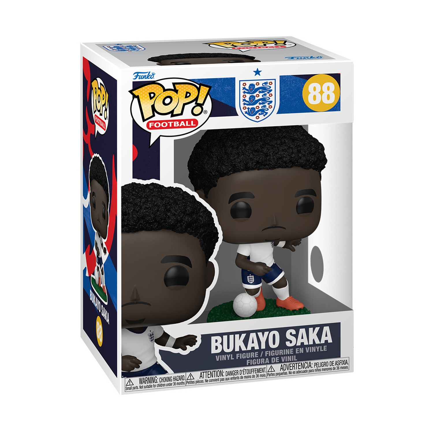 0214668.jpeg Funko Pop! Football: England - Bukayo Saka #88 Vinyl Figure