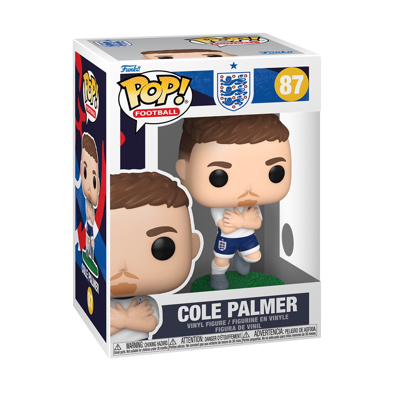 0214670.jpeg Funko Pop! Football: England - Cole Palmer #87 Vinyl Figure