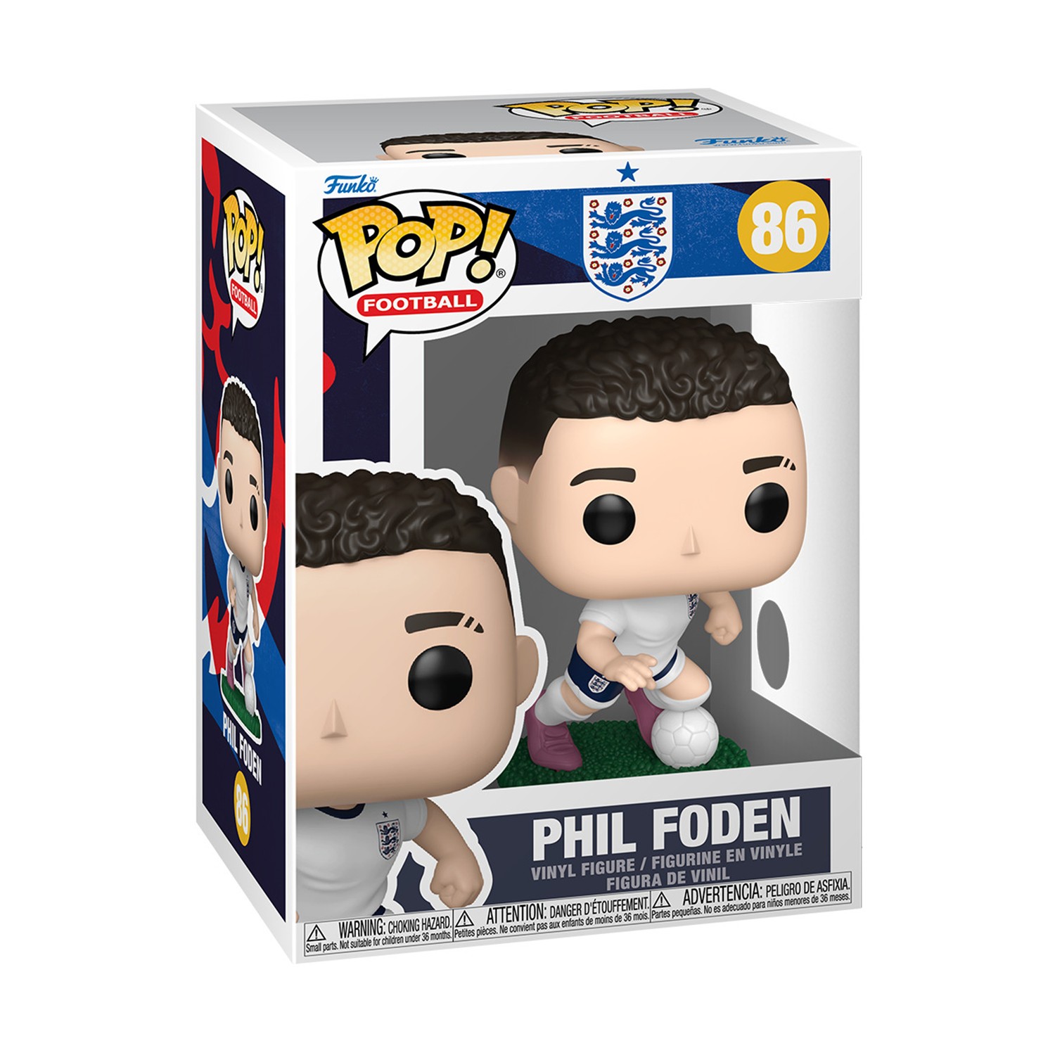 0214686.jpeg Funko Pop! Football: England - Phil Foden #86 Vinyl Figure