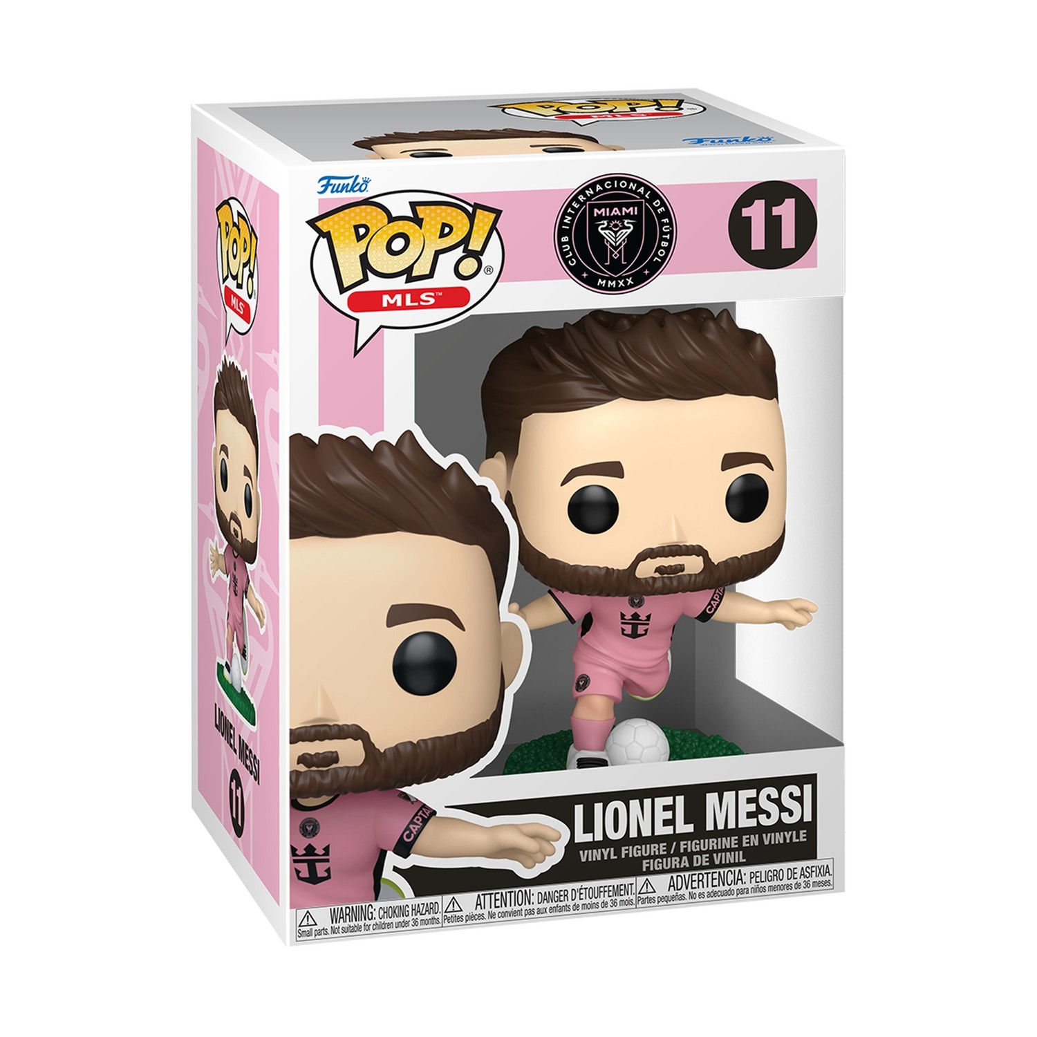 0214692.jpeg Funko Pop! Mls: Inter Miami - Lionel Messi (Pink) #11 Vinyl Figure