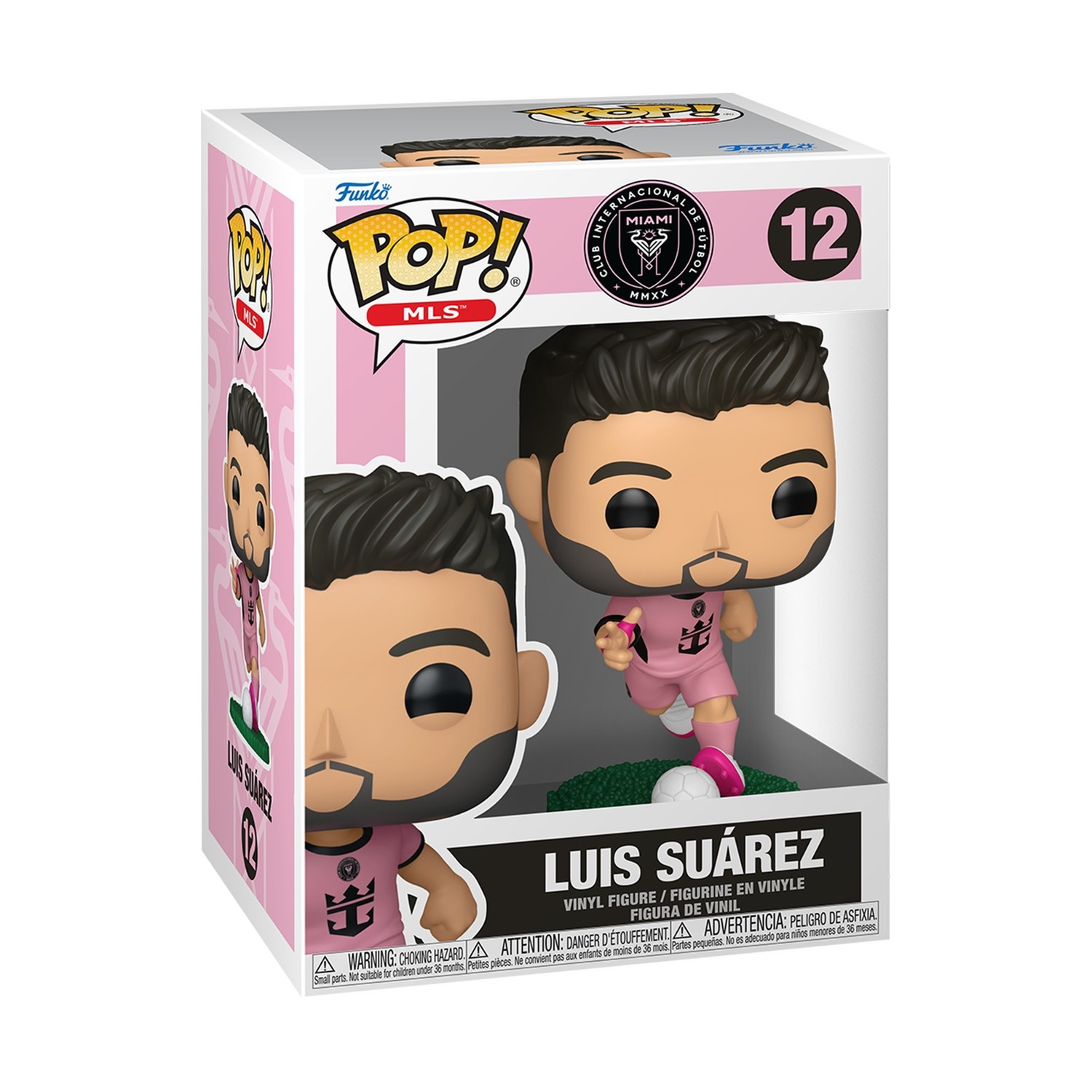 0214694.jpeg Funko Pop! Mls: Inter Miami - Luis Suarez (Pink) #12 Vinyl Figure