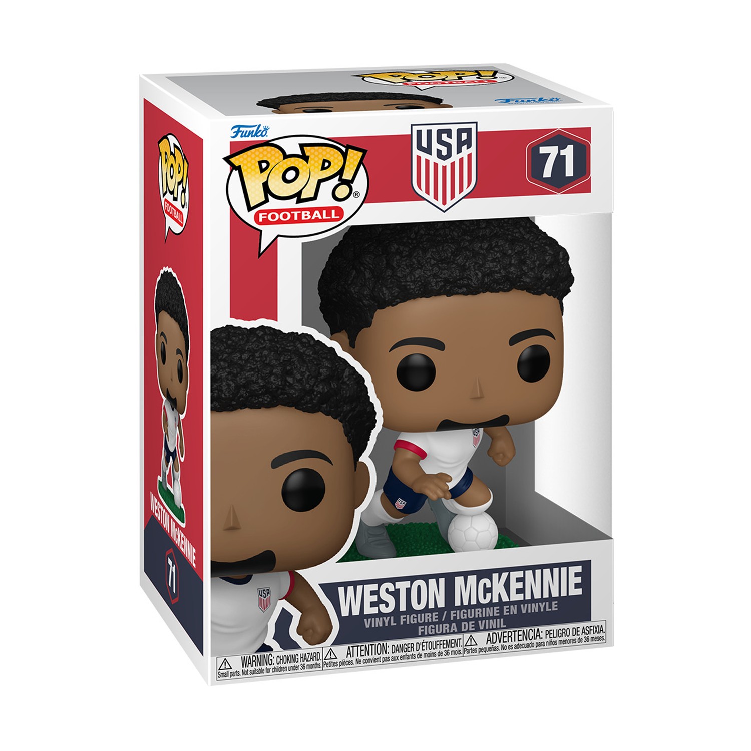 0216659.jpeg Funko Pop! Football: USA - Weston McKennie #71 Vinyl Figure