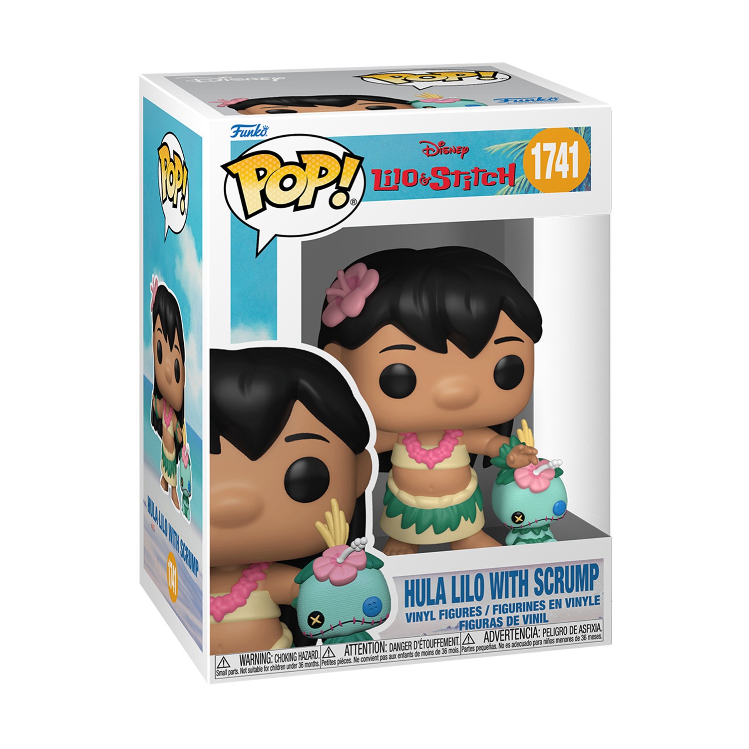 0216669.jpeg Funko Pop! Disney: Lilo &Amp; Stitch - Hula Lilo With Scrump #1741 Vinyl Figures