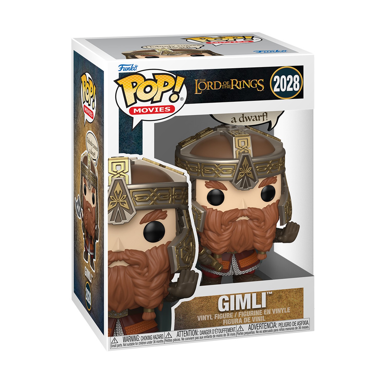0216689.jpeg Funko Pop! Movies: The Lord of the Rings - Gimli #2028 Vinyl Figure