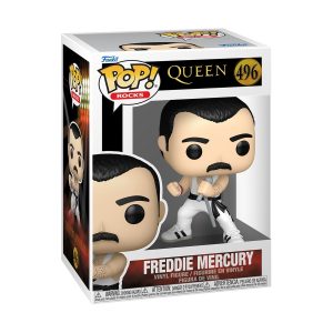 Funko Pop! Rocks: Queen - Freddie Mercury (White Singlet) #496 Vinyl Figure