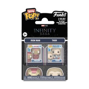 Funko Bitty Pop! 2-Pack Marvel: The Infinity Saga - Iron Man &Amp; Thor Vinyl Figures