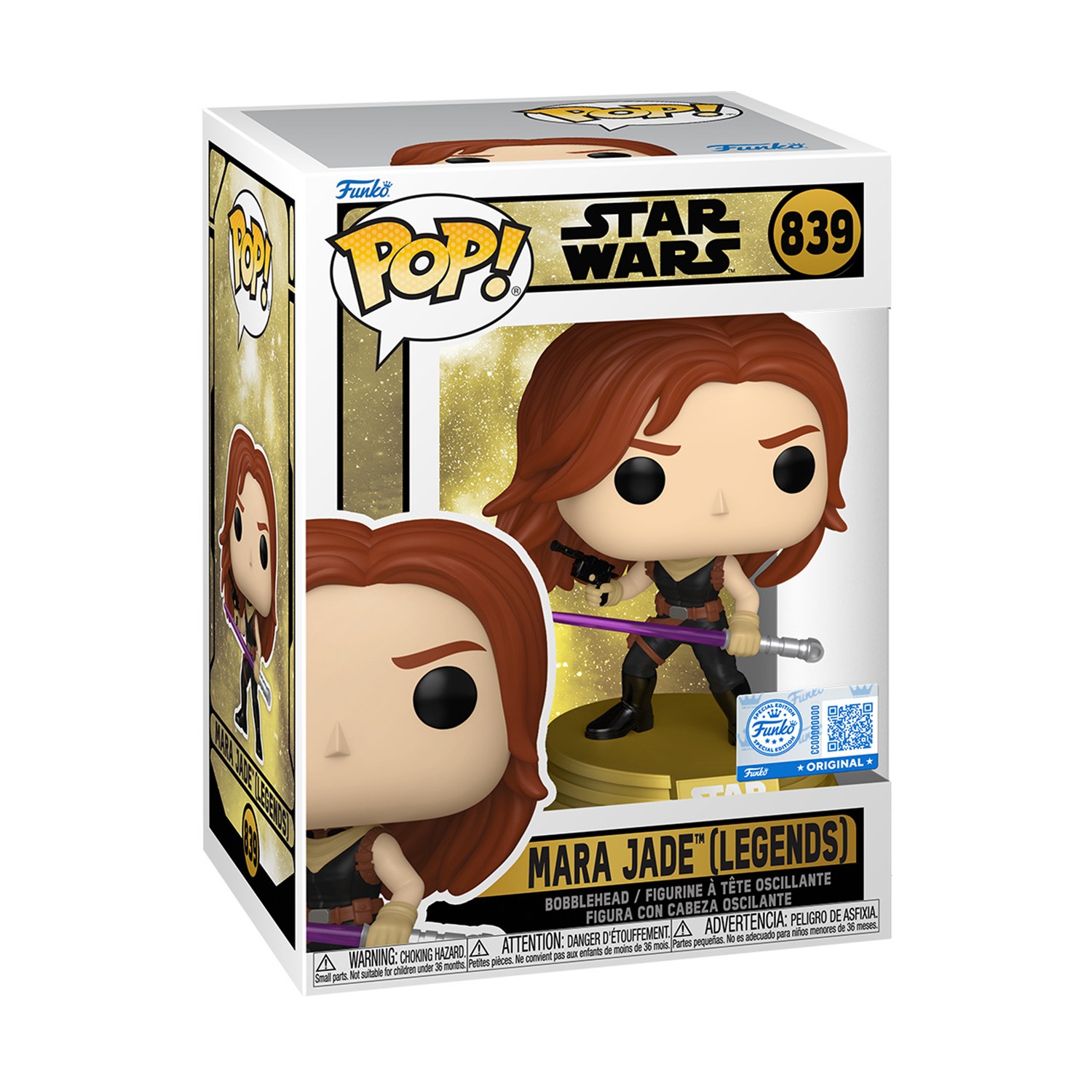 0226773.jpeg Funko Pop!: Star Wars - Mara Jade (Legends) (Special Edition) #839 Vinyl Figure