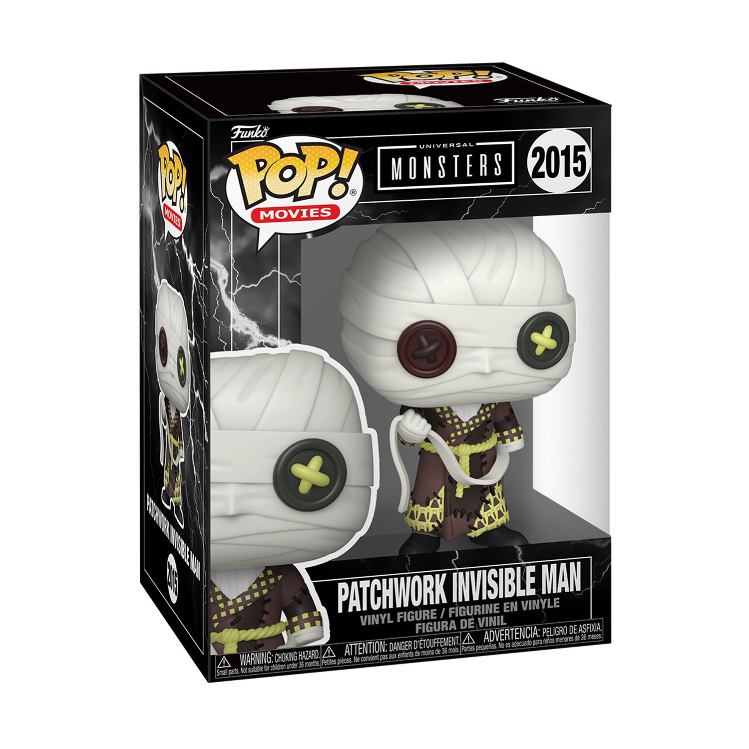 0226795.jpeg Funko Pop! Movies: Universal Monsters - patchwork Invisible Man #2015 Vinyl Figure