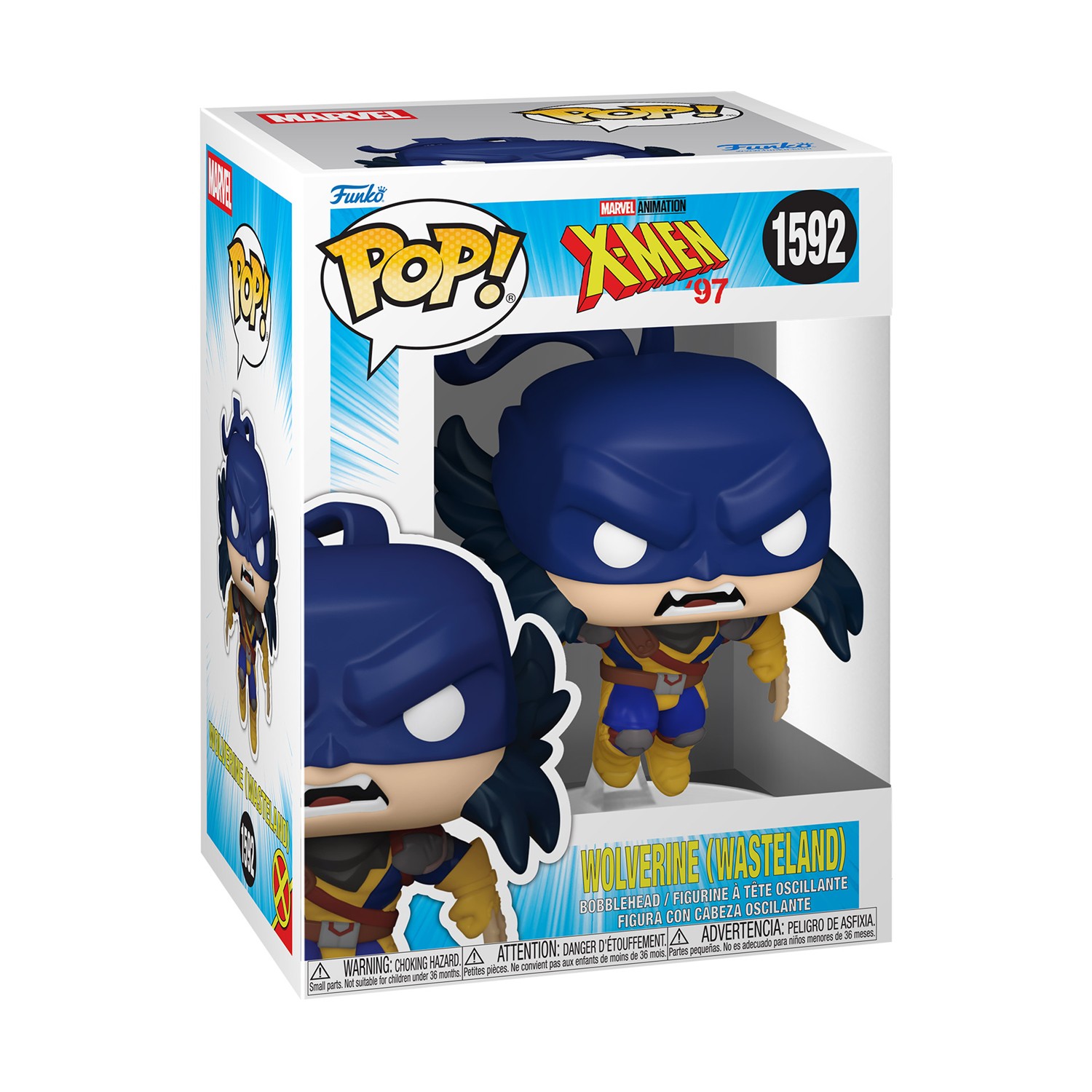 0226821.jpeg Funko Pop! Marvel: X-Men '97 - Wolverine (Wasteland) #1592 Bobble-Head Vinyl Figure