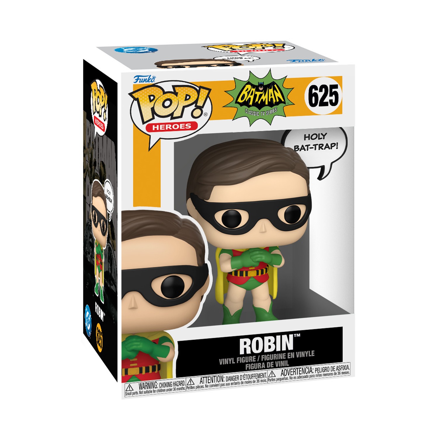 0226845.jpeg Funko Pop! Heroes: Batman Classic Tv Series - Robin #625 Vinyl Figure