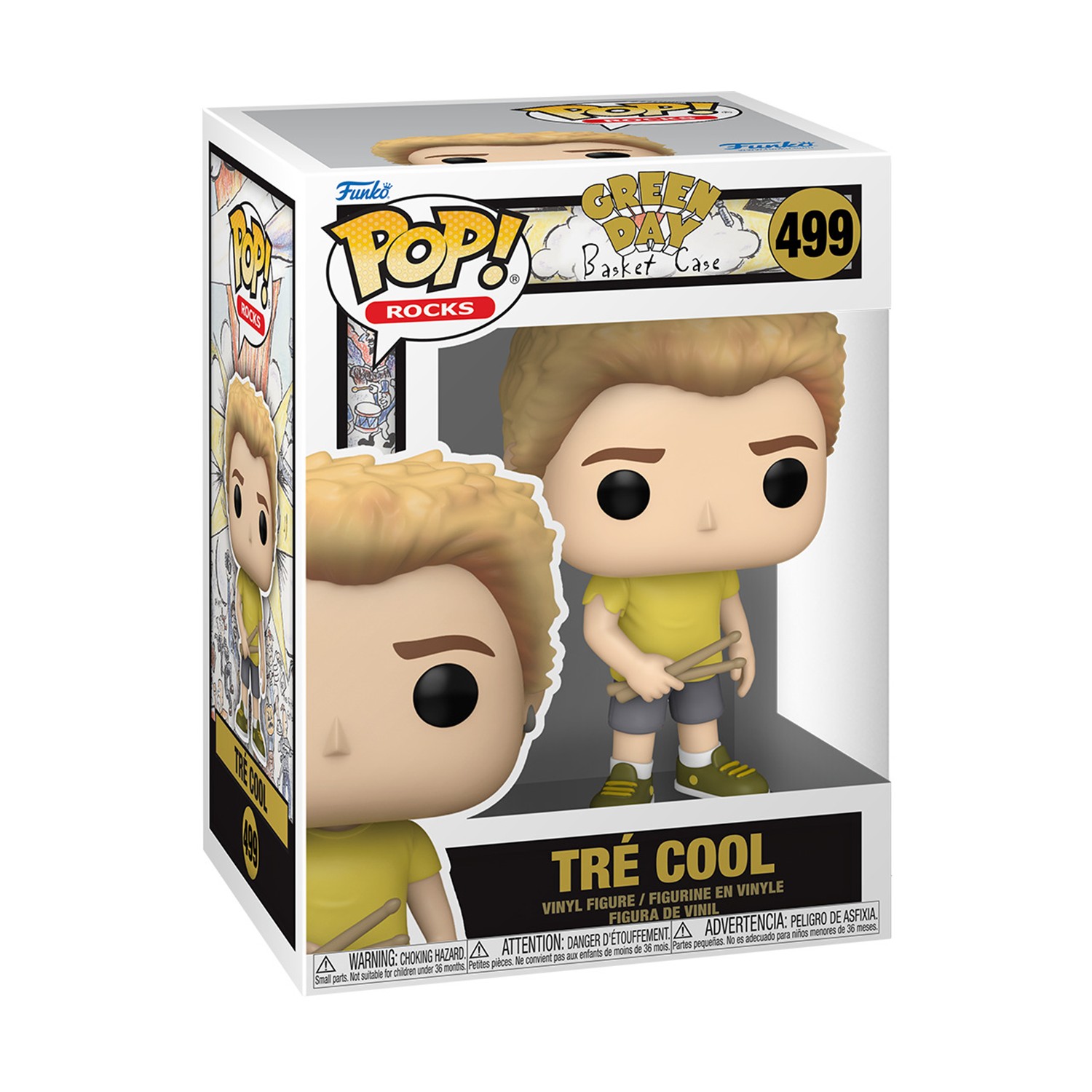 0226861.jpeg Funko Pop! Rocks: Green Day Basket Case - Tre Cool #499 Vinyl Figure