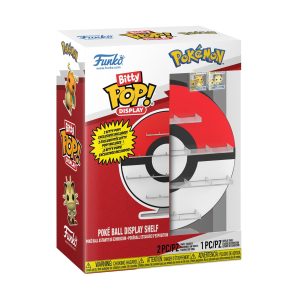 Funko Bitty Pop! Display: Pokémon - Poké Ball Display Shelf &Amp; Vinyl Figures