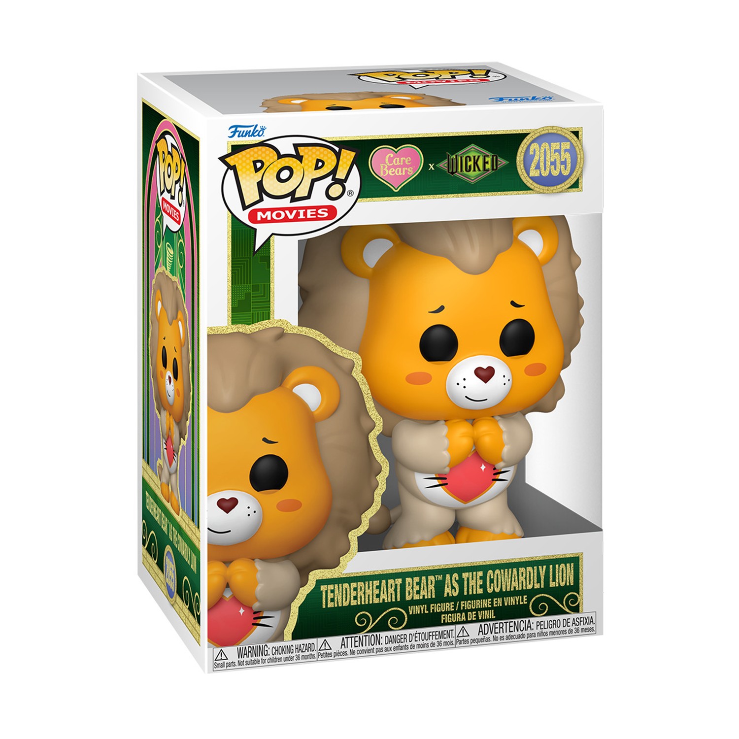0229057.jpeg Funko Pop! Movies: Care Bears X Wicked - Tenderheart Bear as the Cowardly Lion #2055 Vinyl Figure