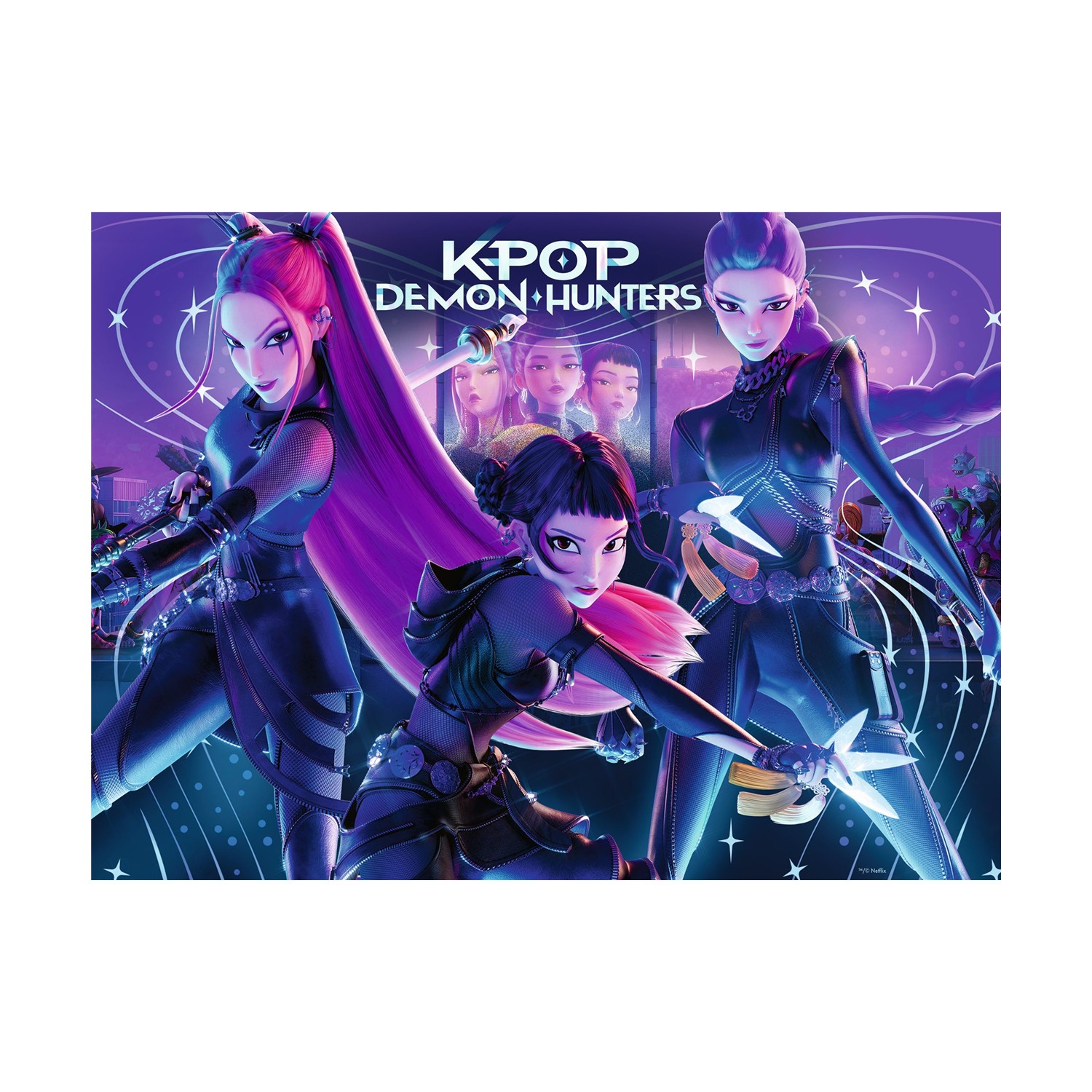 0229525.jpeg Ravensburger Puzzle: K-Pop Demon Hunters XXL - Rumi, Mira &Amp; Zoey (300pcs) (12003528)