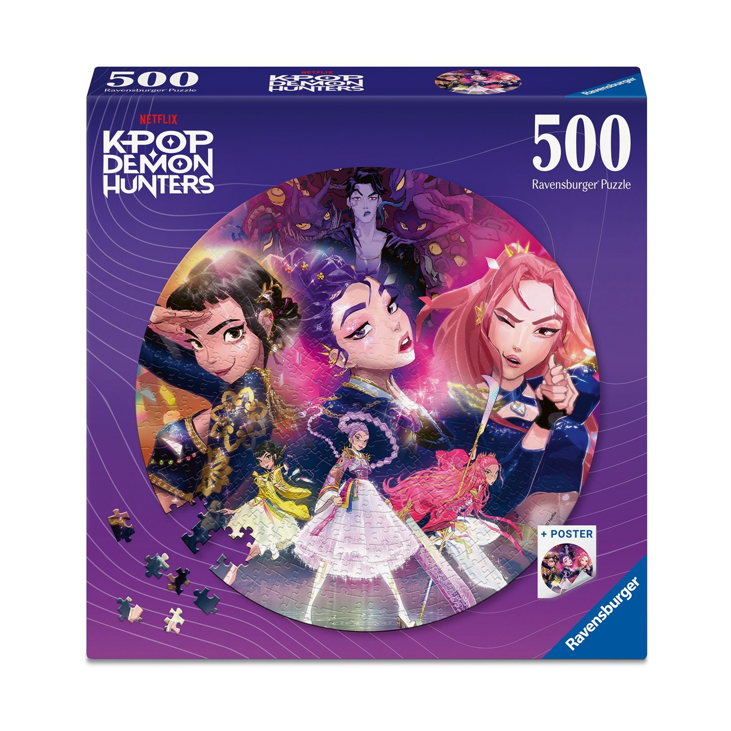 0229531.jpeg Ravensburger Puzzle: K-Pop Demon Hunters - For the Fans (500pcs) (12002052)