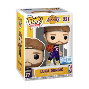 Funko Pop! Basketball: Los Angeles Lakers - Luka Doncic (2025 Statement Edition Uniform) (Special Edition) #221 Vinyl Figure