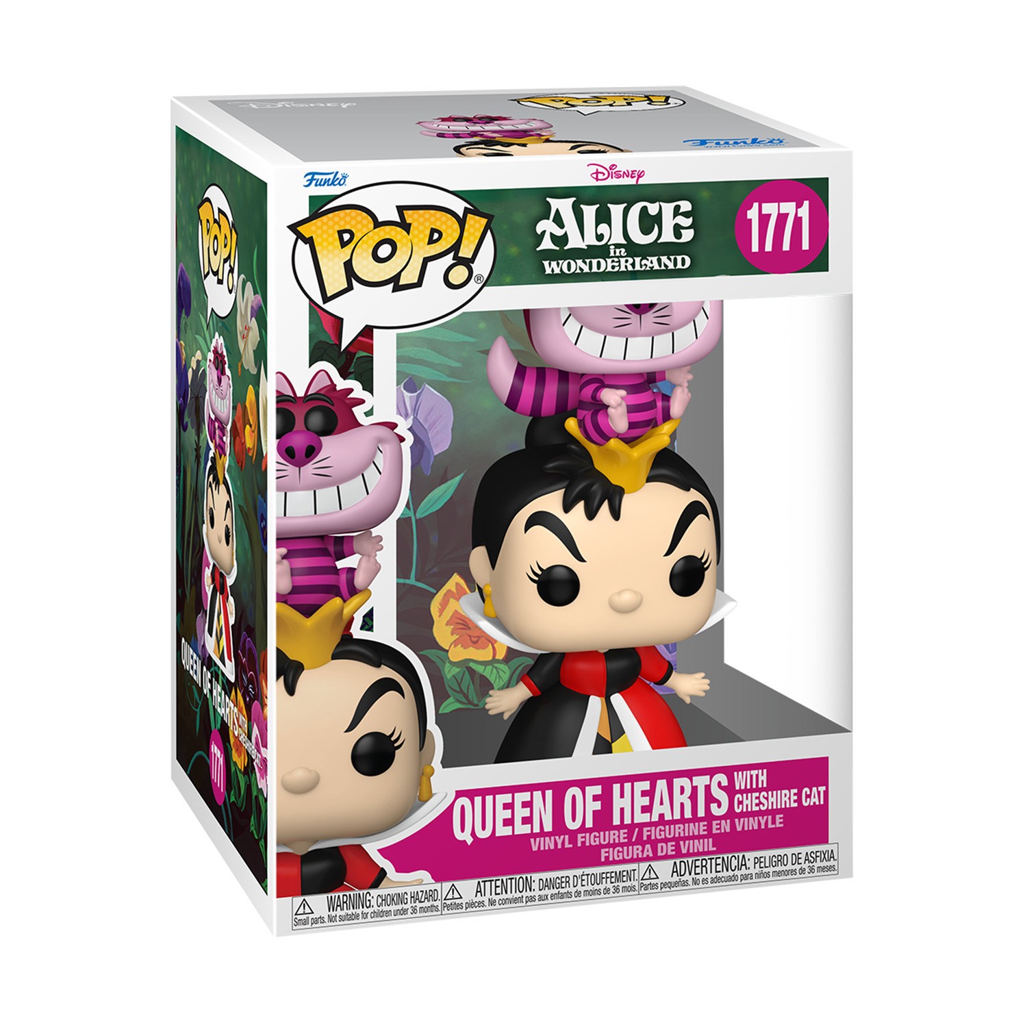 0229856.jpeg Funko Pop! Premium: Alice in Wonderland - Queen of Hearts With Cheshire Cat #1771 Vinyl Figure