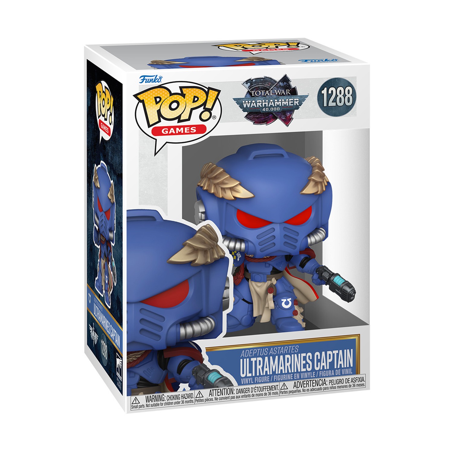 0230868.jpeg Funko Pop! Games: Warhammer - Ultramarines Captain #1288 Vinyl Figure