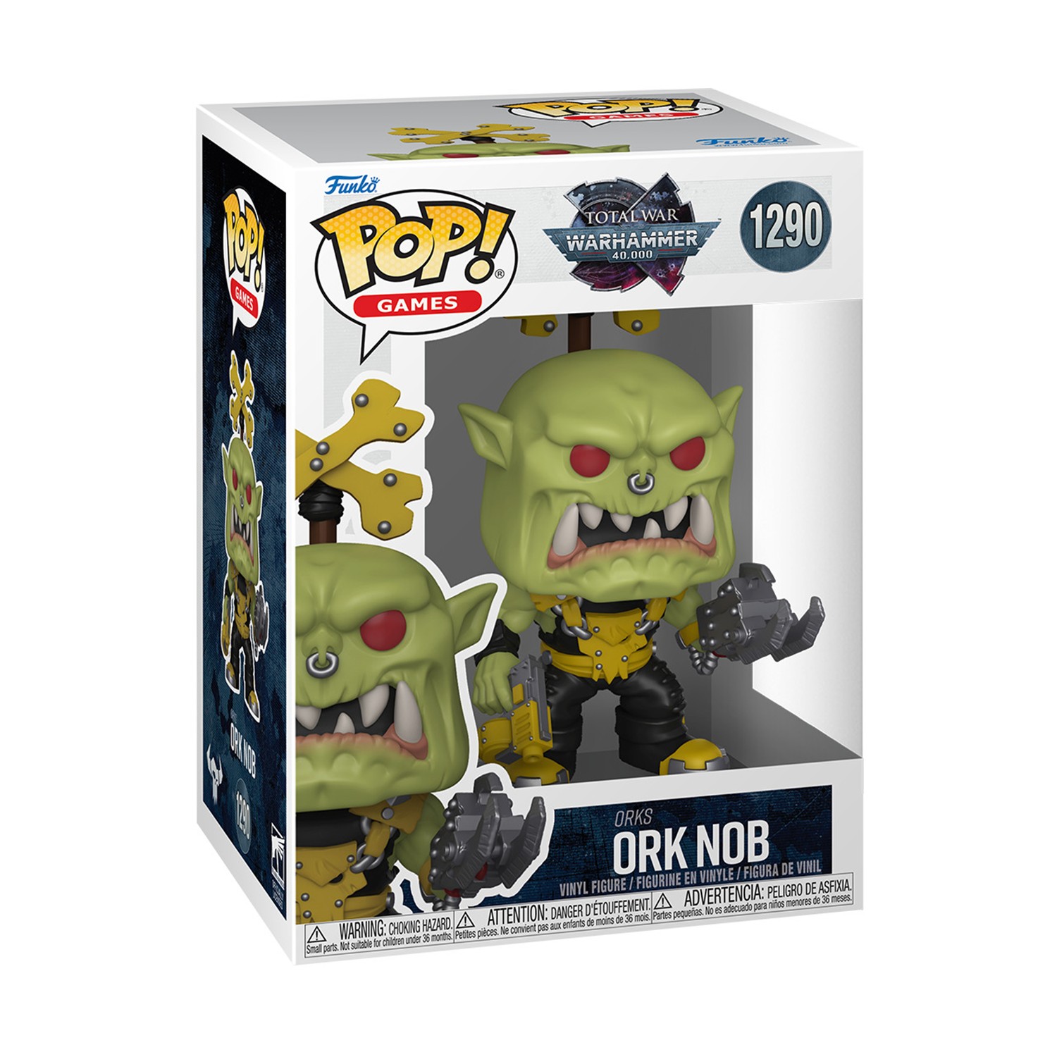 0230870.jpeg Funko Pop! Games: Warhammer - Ork Nob #1290 Vinyl Figure