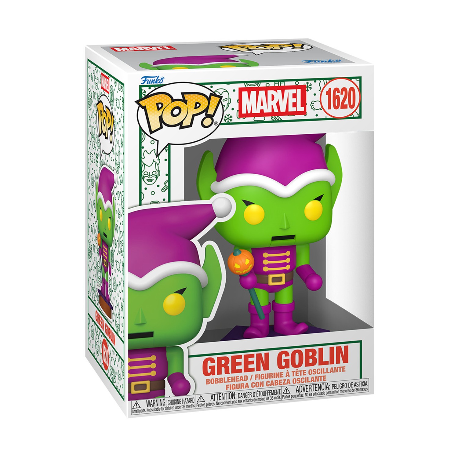 0232168.jpeg Funko Pop!: Marvel - Green Goblin #1620 Bobble-Head Vinyl Figure