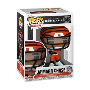 Funko Pop! Football: Cincinnati Bengals - Ja'marr Chase (Clear Visor) #348 Vinyl Figure