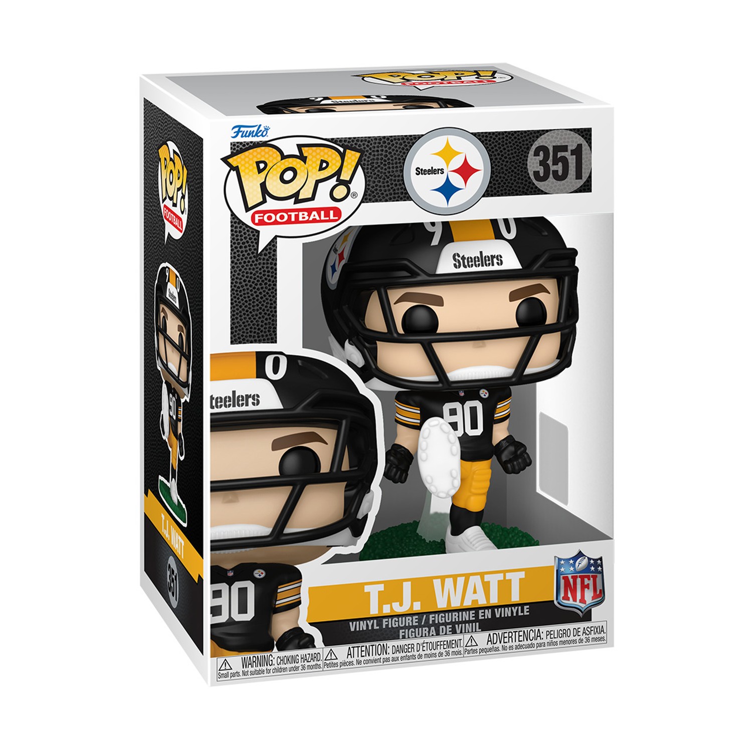 Funko Pop! Football: Steelers - t.j. Watt #351 Vinyl Figure