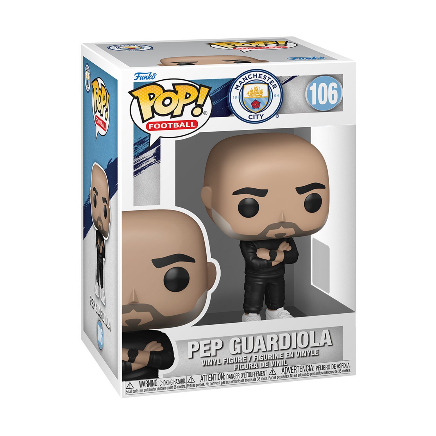 Funko Pop! Football: Manchester City - Pep Guardiola #106 Vinyl Figure
