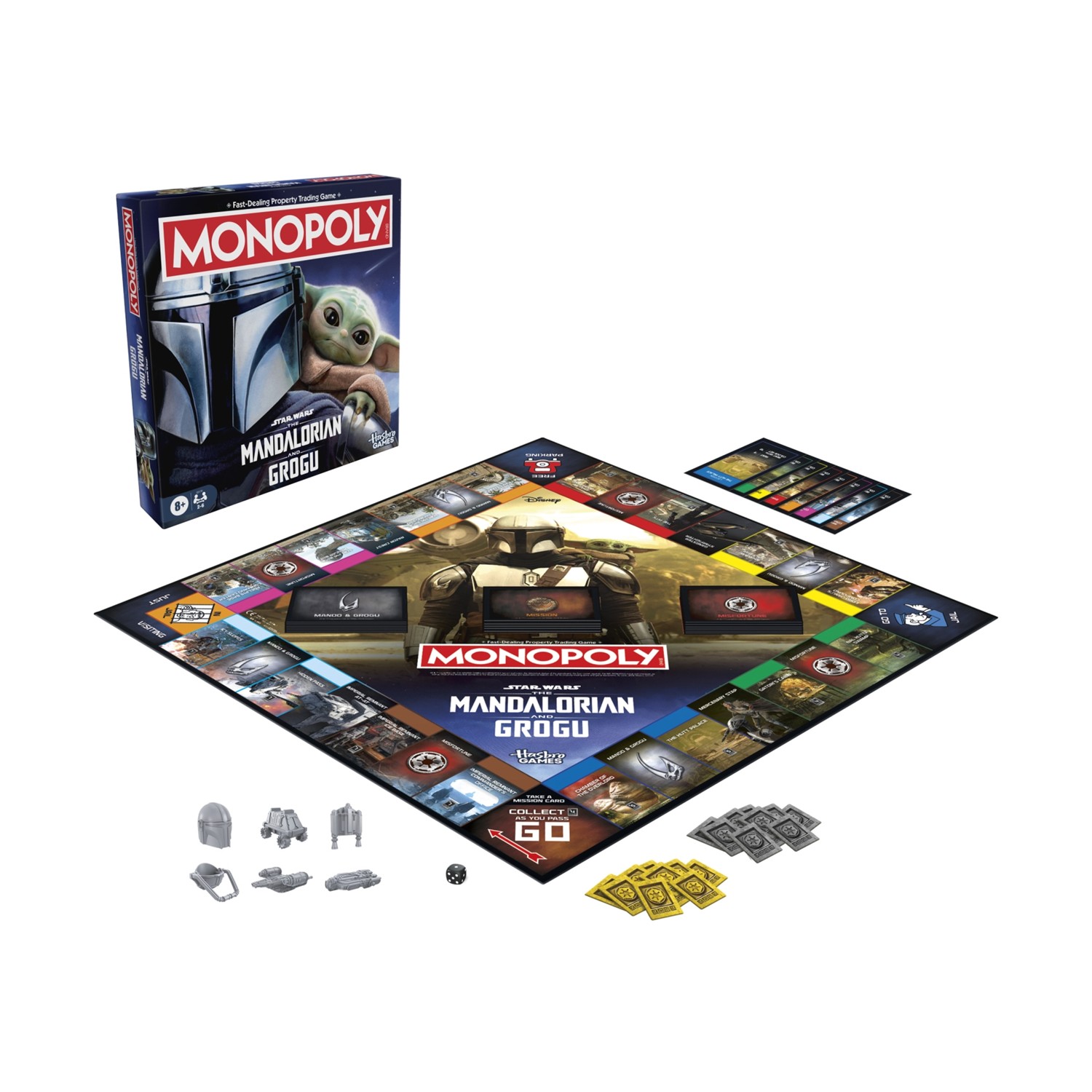 0233909.jpeg Hasbro Disney: Monopoly Star Wars - The Mandalorian &Amp; Grogu Edition (English Language) (G3170)