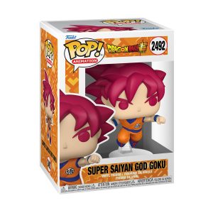 Funko Pop! Animation: Dragon Ball Super - Super Saiyan God Goku #2492 Vinyl Figure