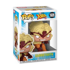 Funko Pop! Marvel Animation: X -Men '97 - Sabretooth #1609 Bobble-Head Vinyl Figure