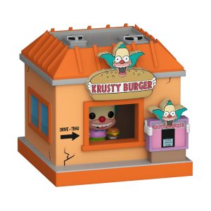 Funko Bitty Pop! 3-Pack Towns: The Simpsons - Simpsons House, Moe's Bar, Krusty Burger Vinyl Figures