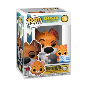 Funko Pop! Disney: Oliver &Amp; Company - Dodger With Oliver (Diamond Collection) (Special Edition) #1705 Vinyl Figures