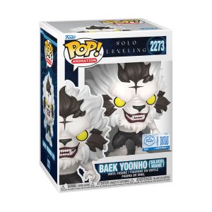 Funko Pop! Animation: Solo Leveling - Baek Yoonho (Silver Mane) (Flocked)* (Special Edition) #2273 Vinyl Figure