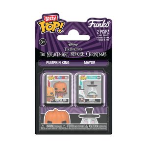 Funko Bitty Pop! 2-Pack: The Nightmare Before Christmas - Pumpkin King &Amp; Mayor Vinyl Figures