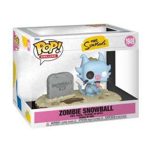 Funko Pop! Deluxe: The Simpsons - Zombie Snowball #1949 Vinyl Figure
