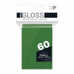 Ultra Pro PRO-Gloss Small Deck Protector Sleeves - Green 62x89mm (60 Θήκες)