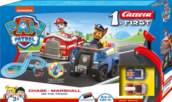 Carrera Slot 1.First: Paw Patrol – Chase  Marshall On the Track 1:50 (20063033)