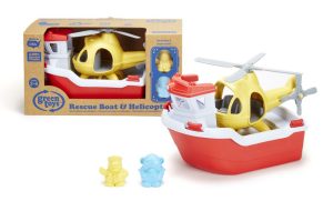 Green Toys: Rescue Boat with Helicopter (RBH1-1155)