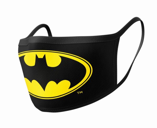 Pyramid DC Batman (Logo) Mask – 2Pack Face Covers (GP85554)