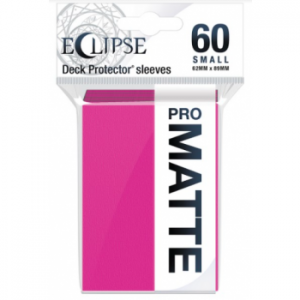 Ultra Pro Eclipse Matte Small Deck Protector Sleeves - Hot Pink 62x89mm (60 Θήκες)